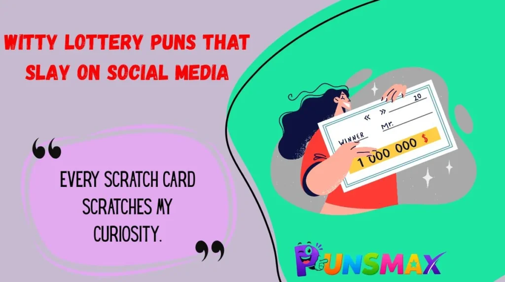Witty Lottery Puns That Slay on Social Media